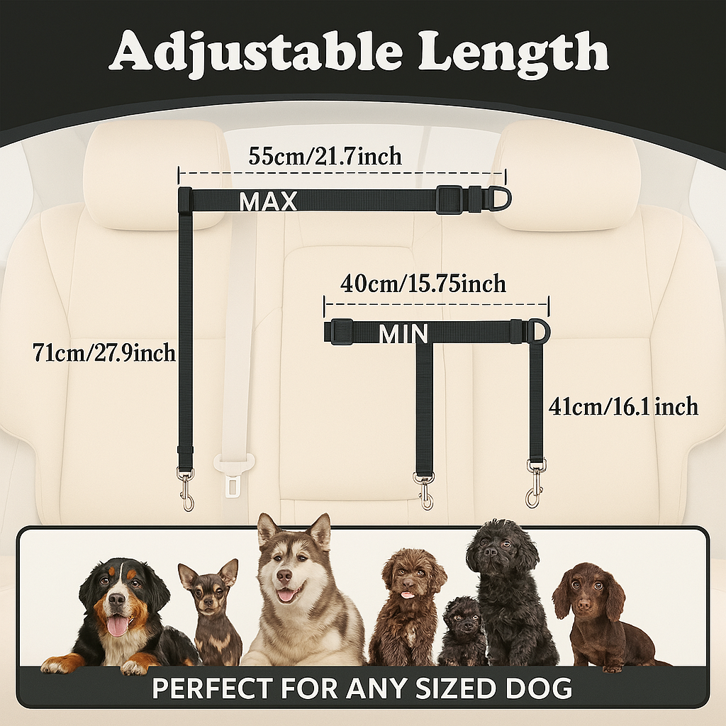 Standard Dog Seat Belt